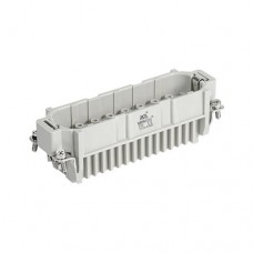 290253064, Вилка (штыревая вставка); 64 контакта + заземление; 10А; 250V; 4kV; Под обжимные контакты 0.14..2.5 мм²; Прямой ввод; ПК; Типоразмер 24B; Серия D (упак 1 шт)