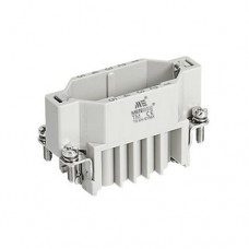 294213015, Вилка (штыревая вставка); 15 контактов + заземление; 10А; 250V; 4kV; Под обжимные контакты 0.14..2.5 мм²; Прямой ввод; ПК; Типоразмер 10A; Серия D (упак 1 шт)