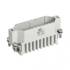 294233025, Вилка (штыревая вставка); 25 контактов + заземление; 10А; 250V; 4kV; Под обжимные контакты 0.14..2.5 мм²; Прямой ввод; ПК; Типоразмер 16A; Серия D (упак 1 шт)