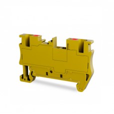 8000298004, Клеммник на DIN-рейку (Push-in) 2,5 мм.кв. (желтый); PFT 2,5 (упак 100 шт.)