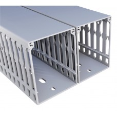 8019391078, Перфорированный короб с крышкой, 60x80 (ШxВ) Серый; SWD  60X80 (упак 16 м.)