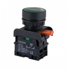 8025078205, Кнопка 22мм с возвратом 1 Н.О. (зеленый) с индикацией LED 48 V AC/DC; PSRL-1O 48 (упак 15 шт.)