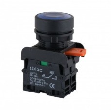 8025078206, Кнопка 22мм с возвратом 1 Н.О. (синий) с индикацией LED 48 V AC/DC; PSRL-1O 48 (упак 15 шт.)