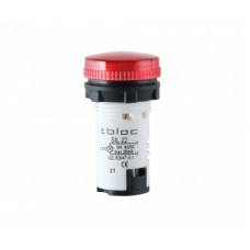 8026078922, Индикаторная лампа 22мм LED (красный) 220 V DC; SIL22-220DC (упак 25 шт.)