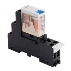8036312800, Реле промежуточное; 2C, 8A, Au, LED, Тест кнопка, 12B DC; TRS LT-2C-8A-12 V DC (упак 20 шт.)
