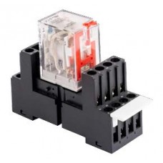 8036324510, Реле промежуточное; 4C, 5A, Au, LED, Тест кнопка, 24B DC; TRB LT-4C-5A-24 V DC (упак 20 шт.)